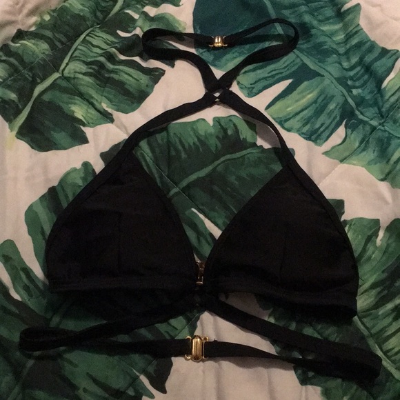 💥NWOT💥 never worn strappy black bikini - Picture 4 of 6